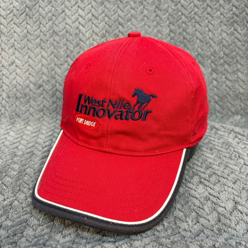 Page & Tuttle West Nile Innovator Fort Dodge Red Cotton Adjustable Hat Cap